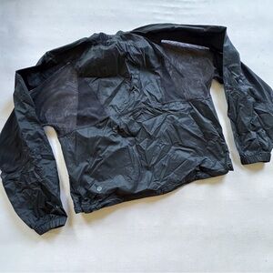 Lululemon Women’s Full Zip Jacket Black Mesh Running Lightweight S/M NWOT